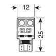 Λαμπάκι T10 12V HYPER-LED CANBUS 4 SMD λευκό 2 τεμ.