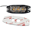 ΣΤΡΟΜΠΟ 12/24V 8x3x0,9cm ΠΟΡΤΟΚΑΛΙ 3LED 9W (3x3W) R65 R10 AMiO - 1 ΤΕΜ.