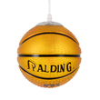 GloboStar® SPALDING NBA 00645 Μοντέρνο Κρεμαστό Παιδικό Φωτιστικό Οροφής Μονόφωτο 1 x E27 Πορτοκαλί Γυάλινο Φ18 x Υ18cm