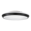 GloboStar® MELINA 61040 Πλαφονιέρα Οροφής Κύκλος LED CCT 55W 6376lm 120° AC 220-240V - Εναλλαγή Φωτισμού μέσω Τηλεχειριστηρίου All In One Ψυχρό Λευκό 6000k+Φυσικό Λευκό 4500k+Θερμό Λευκό 2700k Dimmable Φ48cm - Μαύρο - 3 Years Warranty