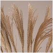 GloboStar® MISCANTHUS 36538 Αποξηραμένο Φυτό Μίσχανθος - Μπουκέτο Διακοσμητικών Κλαδιών Μπεζ Υ120cm