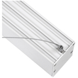 GloboStar® ORION 61031-P Γραμμικό Κρεμαστό Φωτιστικό Linear LED CCT 72W 8600lm 120° AC 220-240V Μ120 x Π5.5 x Υ7cm - Εναλλαγή Φωτισμού μέσω Τηλεχειριστηρίου All In One Ψυχρό 6000k+Φυσικό 4500k+Θερμό 2700k Dimmable - Λευκό - 3 Years Warranty