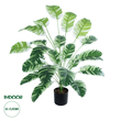 GloboStar® Artificial Garden BANANA ZEBRA 20918 Διακοσμητικό Φυτό Μπανανιά Ζέβρα Υ80cm