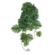 GloboStar® Artificial Garden MONSTERA HANGING PLANT 20605 Τεχνητό Διακοσμητικό Κρεμαστό Φυτό Μονστέρα Υ45cm