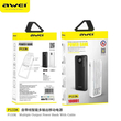 Powerbank - P133K - 10.000mah - 4in1 - AWEI - 888599 - Black