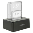 DELOCK docking station 62661, clone function, 2x HDD/SSD, 6Gb/s, μαύρο