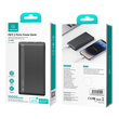 USAMS power bank US-CD205, 2x USB θύρες εξόδου, 10000mAh, 10W, μαύρο