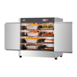 VEVOR Hot Box Food Warmer 4-Tier Concession Θερμαντικό ντουλάπι με δίσκο νερού