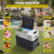 VEVOR Car Refrigerator 40L Compressor Portable Μικρό Ψυγείο Ψυγείο Αυτοκινήτου Ψυγείο Καταψύκτης Vehicle Car Truck RV Boat Mini Electric Cooler for Driving Travel Fishing Outdoor and Home