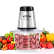 VEVOR Electric Food Chopper Επεξεργαστής φαγητού 5 φλιτζάνια γυάλινο μπολ Μίξερ κρεατομηχανής