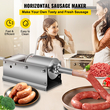 Horizontal Sausage Stuffer Manual Sausage Stuffing Machine 3L από ανοξείδωτο χάλυβα