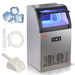 VEVOR Commercial Ice Maker Ανεξάρτητη Μηχανή Ντουλάπας 120lbs/24H 50 Ice Cubes