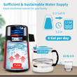 VEVOR Water Distiller, 1 L/H, 4L Destilled Water Maker με χρονισμό 0-99 H, 750W Countertop Purifier με οθόνη διπλής θερμοκρασίας, Glass Carafe Cleaning Powder 3 συσκευασίες άνθρακα Εξοπλισμένες, Εγκεκριμένο από την FDA, Κόκκινο