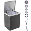 VEVOR 14&quot;x12&quot;x18&quot; Drop in Ice Chest Ψυγείο Ice Doll από ανοξείδωτο ατσάλι με κάλυμμα