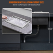 VEVOR Drop in Ice Chest, 20&quot;L x 14&quot;W x 12&quot;H Ψύκτη από ανοξείδωτο ατσάλι, Επαγγελματικός Κάδος πάγου με κάλυμμα, 40 qt Ice Bar εξωτερικής κουζίνας, σωλήνας αποστράγγισης και βύσμα αποστράγγισης, για Cold Wine Beer