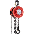 VEVOR Chain Hoist Chain Block 1 Ton Χωρητικότητα 8 πόδια Ανύψωσης Χάλυβας Κατασκευή κόκκινο