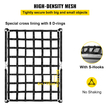 VEVOR 3,5&#039;x 4,1&#039; Cargo Net Capacity 1100LBS Truck Bed Cargo Net Δίχτυα φορτίου βαρέως τύπου για φορτηγά με S-Hook