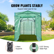 VEVOR Pop Up Greenhouse, 8&#039;x 6&#039;x 7,5&#039; Pop-up Green House, Ρύθμιση σε λίγα λεπτά, Κάλυμμα PE υψηλής αντοχής με πόρτες και παράθυρα και πλαίσιο από χάλυβα με επίστρωση πούδρας, κατάλληλο για φύτευση και αποθήκευση, πράσινο