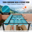 VEVOR 10&#039;x13&#039; Outdoor Retractable Pergola with Sun Shade Canopy Bulle αλουμινίου