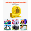 VEVOR Inflatable Bounce House Blower 0.8&amp;1HP 750W για Commercial Bounce House