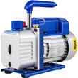 VEVOR Vacuum Pump 9 CFM 1 HP Double Stage Air Conditioning Pump vacuum 220V 5PA Ultimate Vacuum Refrigerant HVAC Air Tool Περιστροφική αντλία κενού πτερυγίων για επισκευή αυτοκινήτου Εκκένωση κενού