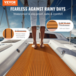 VEVOR Boat Flooring, EVA Foam Boat Decking 94,5&quot; x 46&quot;, Αντιολισθητικό αυτοκόλλητο δάπεδο, 29,9 sq.ft Θαλάσσιο χαλί για σκάφη, γιοτ, Pontoon, δάπεδο καγιάκ