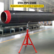 VEVOR V Head Pipe Stand Ρυθμιζόμενο Ύψος 28-52 ίντσες 4500lbs/2 Tons Pipe Jack Stand Πτυσσόμενο φορητό ψηλό αναδιπλούμενο σταντ σωλήνων με V Head Fold A γρύλοι τρέιλερ