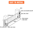 Αισθητήρας υπερύθρων χειριστή VEVOR 3300lbs Automatic Sliding Gate Opener Driveway