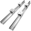 VEVOR Linear Rail 2PCS 500mm SBR16 Linear Slide Rail 4PCS SBR16UU Bearing Block Kit Linear Rails and Bearings Kit CNC Rails Linear Rail Σετ για μηχανήματα CNC Αυτοματοποιημένα μηχανήματα και εξοπλισμός