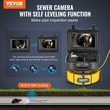 VEVOR Sewer Camera 165 ft/50m Αυτοεπιπεδούμενη κάμερα αποχέτευσης με οθόνη 9&quot; 36X Zoom