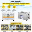 VEVOR Digital Ultrasonic Cleaner 30L Ultrasonic Cleaning Machine 40kHz Sonic Cleaner Machine 316 &amp; 304 Stainless Steel Ultrasonic Cleaner Machine with Heater &amp; Timer for Cleaning Jewelry Glasses Watch