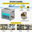 VEVOR Ultrasonic Jewelry Cleaner with Heater Timer για καθαρισμό δαχτυλιδιών γυαλιών