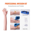 VEVOR Phlebotomy Practice Kit, IV Venipuncture Intravenous Training Kit, High Simulation IV Practice Arm Kit with Carrying Bag, Practice and Perfect IV Skills, για φοιτητές Νοσηλευτές και επαγγελματίες