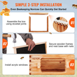 VEVOR Bee Hive 20 Frame Bee Hives Starter Kit, Ξύλο κέδρου με επικάλυψη με κερί μέλισσας, 1 Deep + 1 Medium Bee Boxes Kit Langstroth Beehive, Διαφανή ακρυλικά παράθυρα με βάση για αρχάριους επαγγελματίες μελισσοκόμους