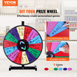 VEVOR 18 ιντσών Spinning Prize Wheel, Επιτραπέζιο Spinner 14 Slots, Heavy Duty Roulette Wheel with Dry Ease and 2 Markers, Win Fortune Spin Games στο Party Pub Trade Show Carnival