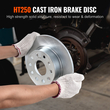 Σετ αντικατάστασης τακακιών φρένων VEVOR Rear Brake Rotors Brake Rotors για Audi A3(8P)