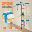 VEVOR Wall Gym for Kids 5 in 1 Steel Indoor Kids Gym for Exercise Climbing Games