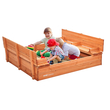 VEVOR Wooden Sandbox Sand Box Sand Pit με κάτω επένδυση για υπαίθριες ηλικίες 3-12