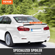 VEVOR GT Wing Spoiler Car, Spoiler 48,4 ιντσών, Συμβατό με BMW F30 2012-2018, Υλικό ABS υψηλής αντοχής, Βαφή ψησίματος, Πτέρυγα πίσω αεροτομής αυτοκινήτου, Αγωνιστικά σπόιλερ για αυτοκίνητα, γυαλιστερό μαύρο