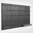 VEVOR Metal Pegboard Panels 4 panels 24&quot; x 12&quot; Wall Organizer for Garage Tool