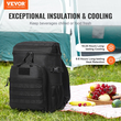 VEVOR Cooler Bag 25L Insolated Lunch Bag Molle Design &amp; αφαιρούμενες τσάντες αποθήκευσης