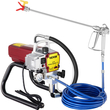 VEVOR Pro Airless Paint Wall Paint Sprayer 1800W Electric Sprayer Gun Kit, 22Mpa Ρυθμιζόμενη πίεση ψεκασμού με σωλήνα 15M για τοίχο και οροφή/Βαφή ξύλου και μετάλλου