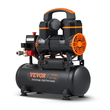 VEVOR αεροσυμπιεστής 2,1 γαλόνι 900W 2,2 CFM@ 90PSI 70 dB εξαιρετικά αθόρυβο λάδι δωρεάν