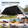 VEVOR Vehicle Awning, Large 10&#039; x 7&#039; Shade Coverage Πλαϊνή τέντα αυτοκινήτου, PU2000mm UV50+ Τέντα αυτοκινήτου με εκτεταμένα πλαϊνά κουβούκλια και φορητή τσάντα αποθήκευσης, Κατάλληλη για φορτηγά, SUV, Van, Campers