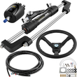 VEVOR Hydraulic Boat Steering Kit, 300HP Hydraulic Steering Kit Αντλία κράνους, Υδραυλικό εξωλέμβιο κιτ διεύθυνσης με υδραυλικό σωλήνα διεύθυνσης 14 ποδιών για σύστημα διεύθυνσης σκάφους