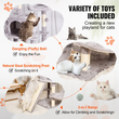 VEVOR Cat Tree 68,5&quot; Cat Tower for Indoor Cats with Cat Condos Scratching Post