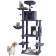 VEVOR Cat Tree 68,5&quot; Cat Tower with Cat Condos Sisal Scratching Post Dark Grey