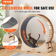 VEVOR Cat Exercise Wheel 43,3&quot; Μεγάλος τροχός διάδρομου για γάτες για γάτες εσωτερικού χώρου κίτρινο