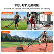 VEVOR Weight Training Pull Sled, Fitness Strength Speed ​​Training Sled, Steel Power Sled Εξοπλισμός προπόνησης για αθλητική άσκηση και βελτίωση ταχύτητας, Κατάλληλο για πιάτο βάρους 1&quot; &amp; 2&quot;, πορτοκαλί