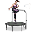 VEVOR 51&quot; Πτυσσόμενο Mini Fitness Trampoline Adults Exercise Rebounder with Handle